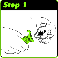 Attach Step 1 - Load the clip into the driver